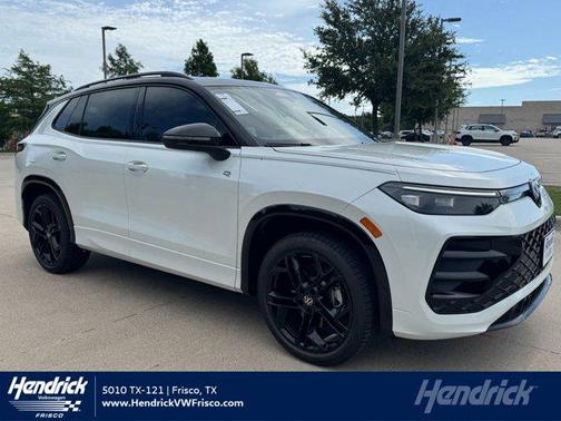Opal White w/Deep Black Roof 2026 Volkswagen Tiguan 2.0T SE R-Line Black