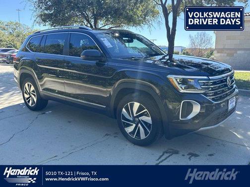 deep black pearl 2026 Volkswagen Atlas 2.0T SEL