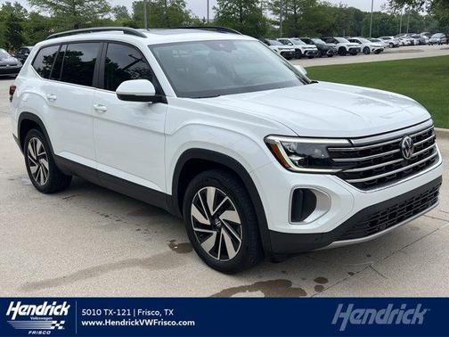 Pure White 2024 Volkswagen Atlas 2.0T SE w/Technology