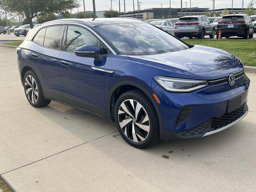 Dusk Blue Metallic/Black Roof 2022 Volkswagen ID.4 AWD Pro S