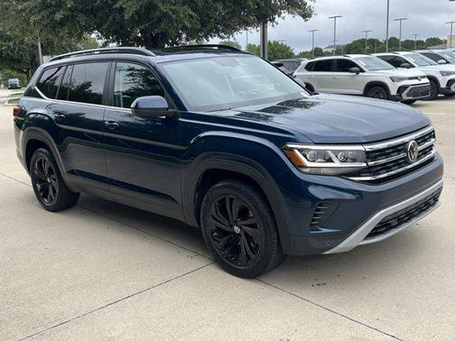 Tourmaline Blue Metallic 2023 Volkswagen Atlas 3.6L SE w/Technology