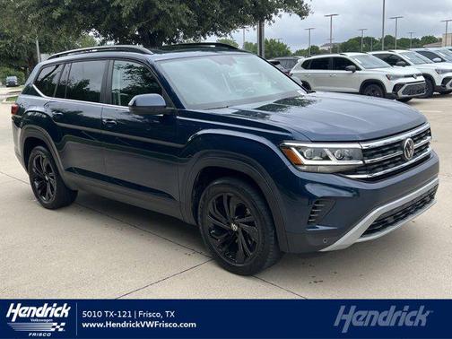 Tourmaline Blue Metallic 2023 Volkswagen Atlas 3.6L SE w/Technology