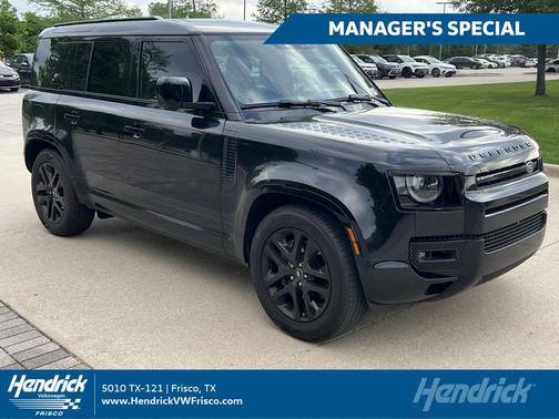 Santorini Black Metallic 2024 Land Rover Defender 110 P400 X-Dynamic SE
