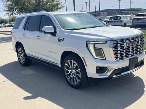 White Frost Tricoat 2025 GMC Yukon Denali
