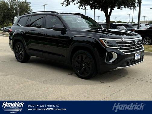 Deep Black Pearl 2026 Volkswagen Atlas 2.0T SE w/Technology