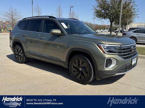 avocado green pearl 2026 Volkswagen Atlas 2.0T SE w/Technology