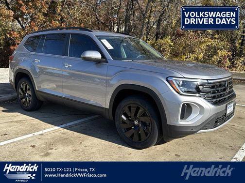 Silver Mist Metallic 2026 Volkswagen Atlas 2.0T SE w/Technology