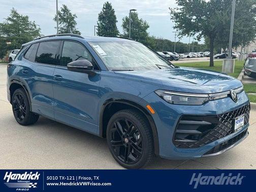 Monterey Blue Pearl 2026 Volkswagen Tiguan 2.0T SE R-Line Black