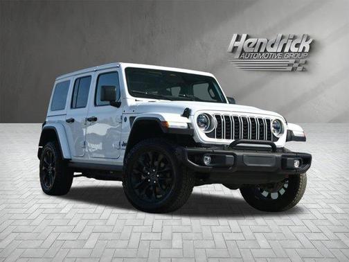 Bright White Clearcoat 2025 Jeep Wrangler 4xe Backcountry