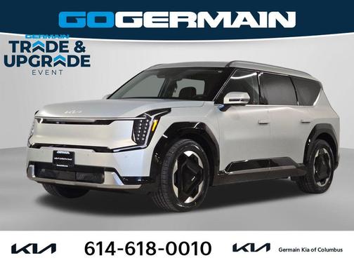 Ivory Silver Matte 2024 Kia EV9 Land