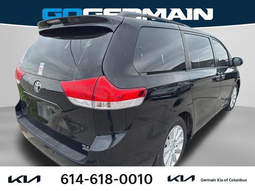 Black 2012 Toyota Sienna XLE