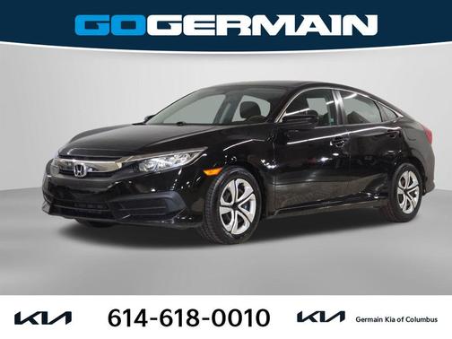 Crystal Black Pearl 2017 Honda Civic LX