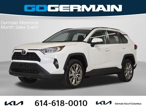 Super White 2019 Toyota RAV4 XLE Premium