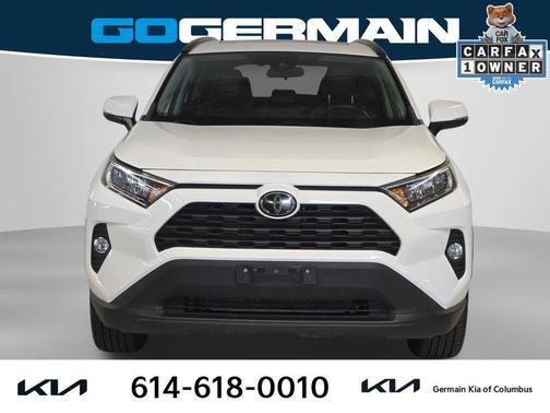 Super White 2019 Toyota RAV4 XLE Premium
