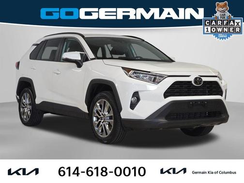 Super White 2019 Toyota RAV4 XLE Premium