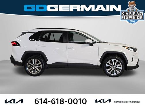 Super White 2019 Toyota RAV4 XLE Premium