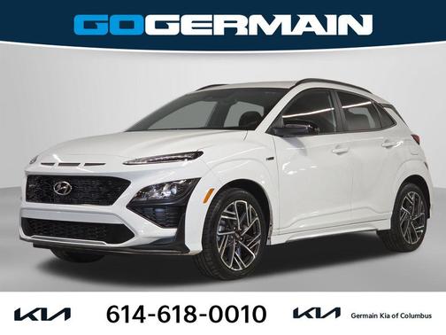 Lunar White 2022 Hyundai KONA N Line