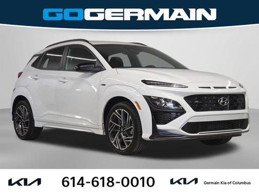 Lunar White 2022 Hyundai KONA N Line