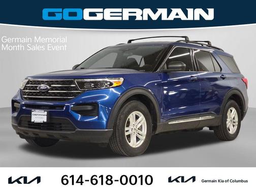 Atlas Blue Metallic 2020 Ford Explorer XLT