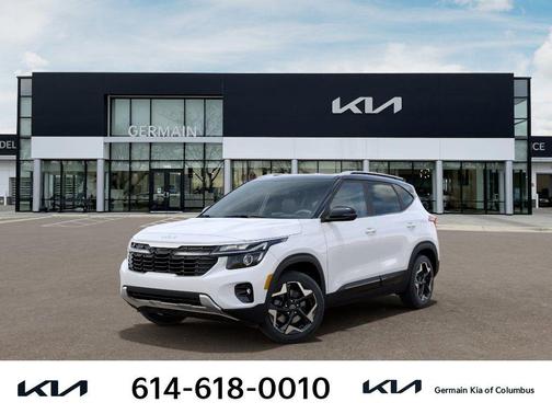 Clear White/Black Roof 2026 Kia Seltos S