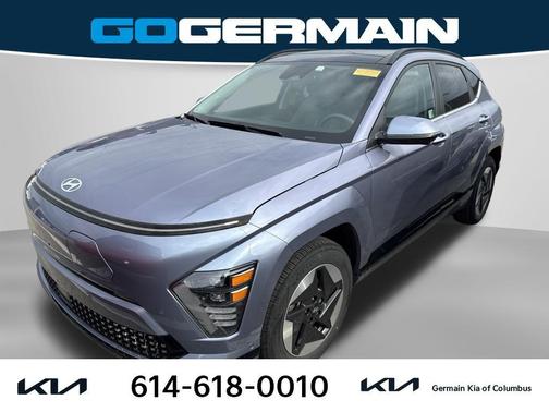 Meta Blue Pearl 2025 Hyundai KONA EV Limited