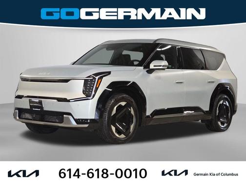 Ivory Silver Matte 2024 Kia EV9 Land