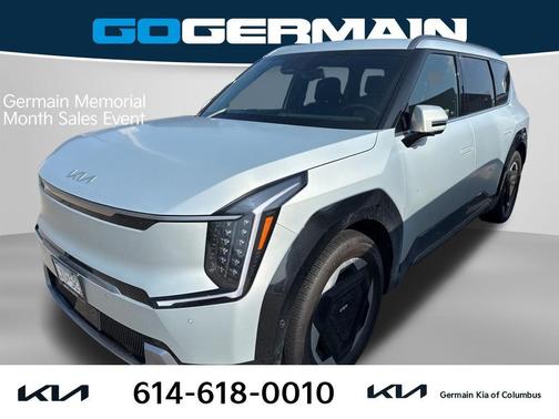 Ivory Silver Matte 2024 Kia EV9 Land