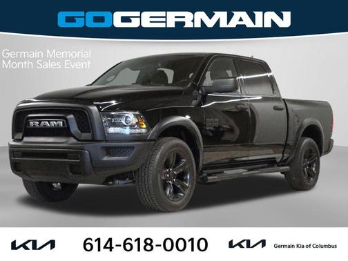 Diamond Black Crystal Pearlcoat 2022 RAM 1500 Classic Warlock Crew Cab 4x4 5'7' Box