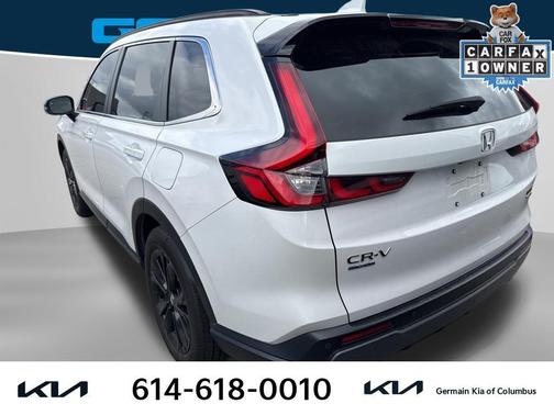 Platinum White 2025 Honda CR-V Hybrid Sport Touring AWD