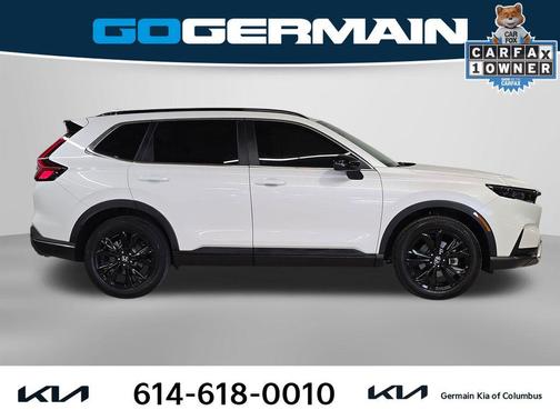 Platinum White 2025 Honda CR-V Hybrid Sport Touring AWD