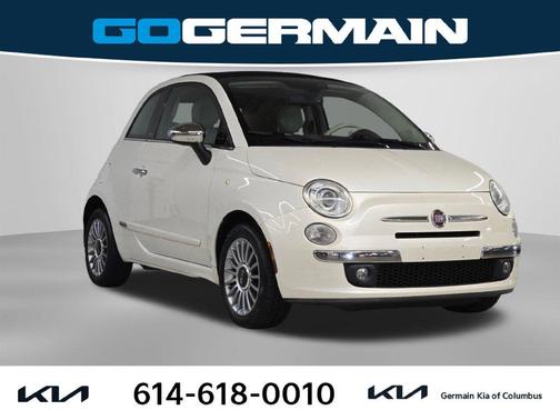 Bianco Perla (Pearl White Tri-Coat) 2012 FIAT 500 Lounge