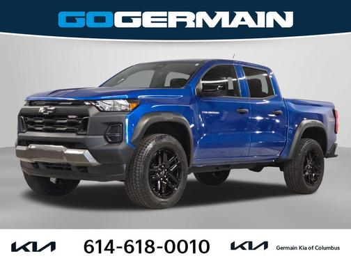 Glacier Blue Metallic 2023 Chevrolet Colorado Trail Boss