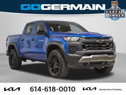 Glacier Blue Metallic 2023 Chevrolet Colorado Trail Boss