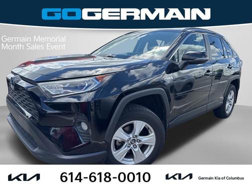 Midnight Black Metallic 2020 Toyota RAV4 Hybrid XLE
