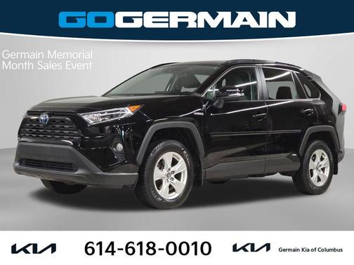 Midnight Black Metallic 2020 Toyota RAV4 Hybrid XLE