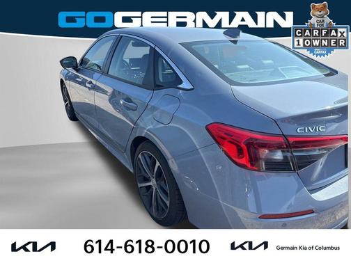 Sonic Gray Pearl 2024 Honda Civic Touring