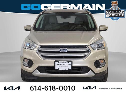 White Gold Metallic 2017 Ford Escape Titanium