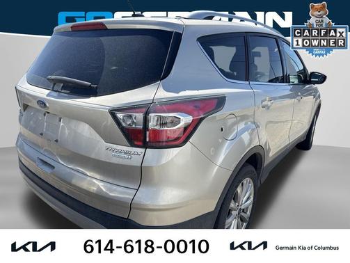 White Gold Metallic 2017 Ford Escape Titanium