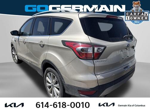 White Gold Metallic 2017 Ford Escape Titanium