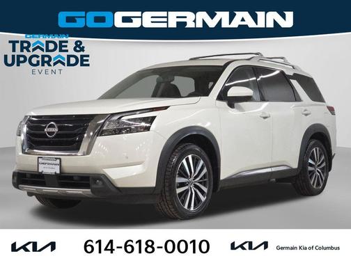Pearl White Tricoat 2022 Nissan Pathfinder Platinum 4WD