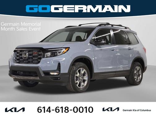 Obsidian Blue Pearl 2022 Honda Passport AWD TrailSport