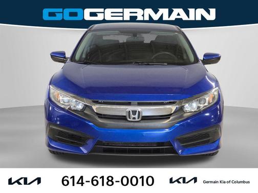 Aegean Blue Metallic 2018 Honda Civic LX