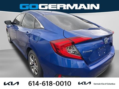 Aegean Blue Metallic 2018 Honda Civic LX