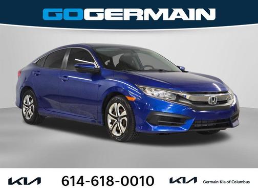 Aegean Blue Metallic 2018 Honda Civic LX