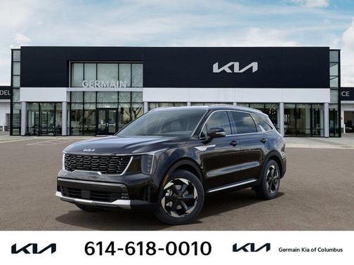 Aurora Black Pearl 2026 Kia Sorento Hybrid EX