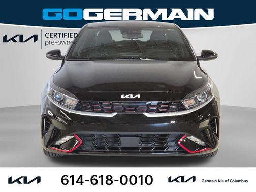 Aurora Black 2023 Kia Forte GT-Line