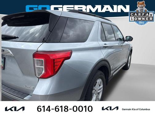 Iconic Silver Metallic 2023 Ford Explorer XLT