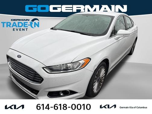 Oxford White 2015 Ford Fusion Titanium