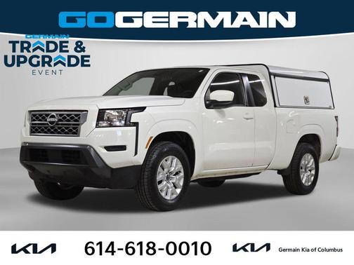 Glacier White 2022 Nissan Frontier SV