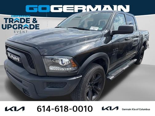 Diamond Black Crystal Pearlcoat 2022 RAM 1500 Classic Warlock Crew Cab 4x4 5'7' Box